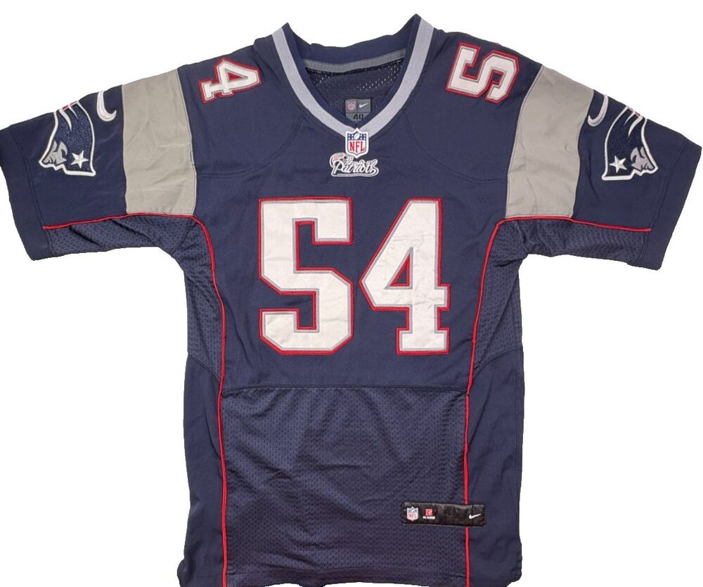 Nike On Field New England Patriots Dont'a Hightower 54 Jersey Blue Stitched 40